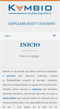 Mobile Screenshot of kambio.cl